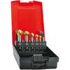 Taper and deburring countersink tool set, HSS, TiN, 120° with cylindrical shanktype 1466